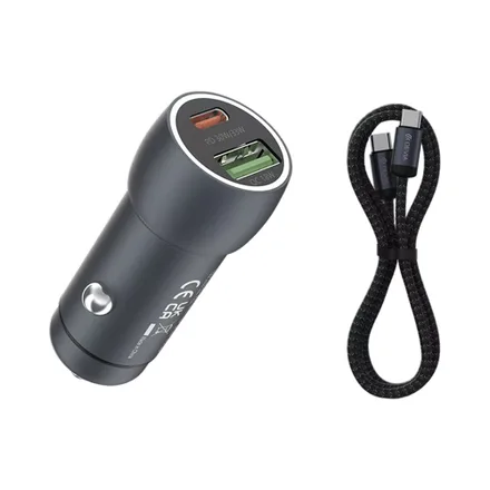 Cargador Auto Devia J09 Con Cable