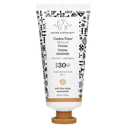 Protetor Solar Drunk Elephant Umbra Tinte Mineral Cream Spf 30 Pa Plus 60ml