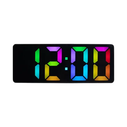 Reloj Digital De Mesa Satellite Ac T6831 Negro