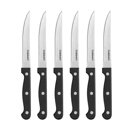 Jogo Facas Churrasco Triplo Rebite Cuisinart 6PSK 6PCS