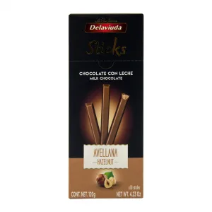 Palitos Chocolate Delaviuda Avelas 120g