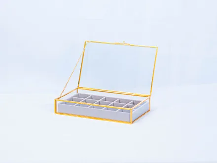 ORIGINAL CAJA ORGANIZADORA DE JOYAS GENZ25013 VIDRIO
