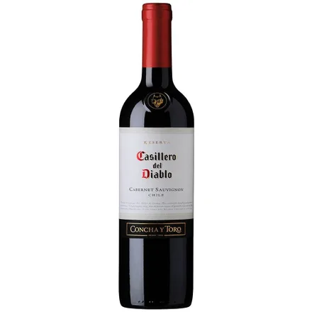 Vino Chileno Tinto Concha Toro Reserva Casillero Del Diablo Cabernet Sauvignon 750ml