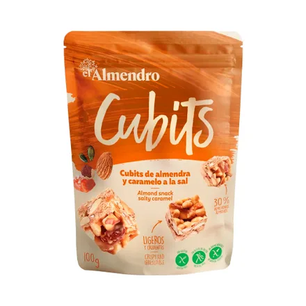 Cubitos Almendra El Almendro Caramel Salt 100 Gr