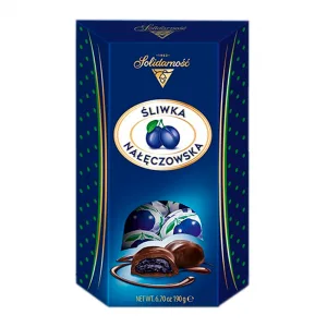 Bombom Chocolate Ao Leite Recheio Ameixa Solidarnosc 190g