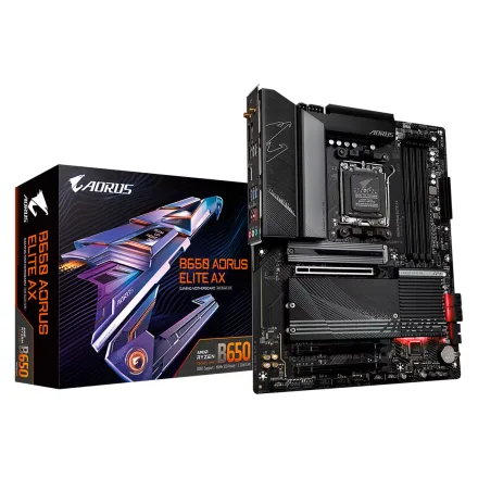 Placa Mae Gigabyte B650 Aorus Elite Ax Ddr 5 Socket Lga AM5 Chipset Atx