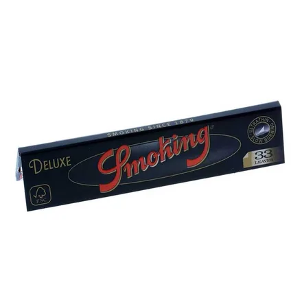 FOLHA SMOKING BLACK KING SIZE DELUXE