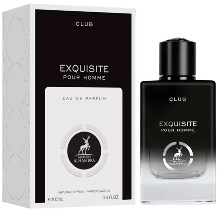 Perfume Maison Alhambra Exquisite Club Eau Parfum Masculino 100ml