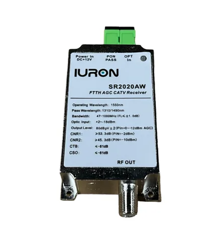 Iptv Mini Node Agc Wdm 1RF Sc Apc 47