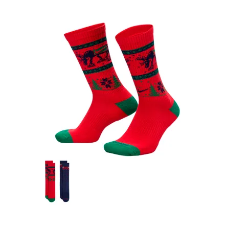 Medias Nike Winter Wonderland Unisex 2 Pares