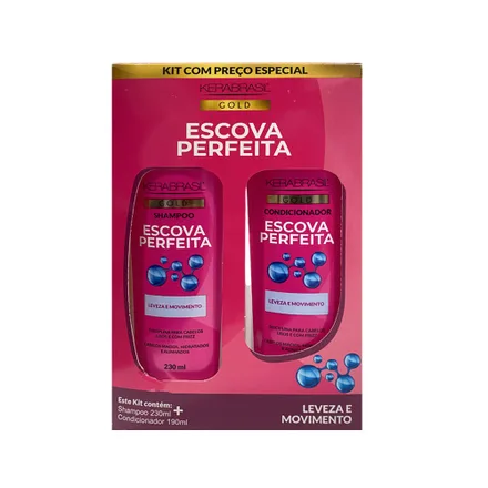 Tratamiento Capilar Kerabrasil Escova Perfeita 2 Piezas