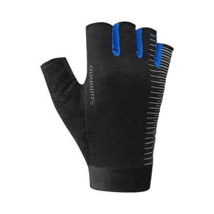 Guante Corto Shimano Classic Blue Masculino
