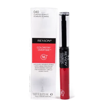 Labial Revlon Colorstay Overtime 040 Forever Scarlet Ml