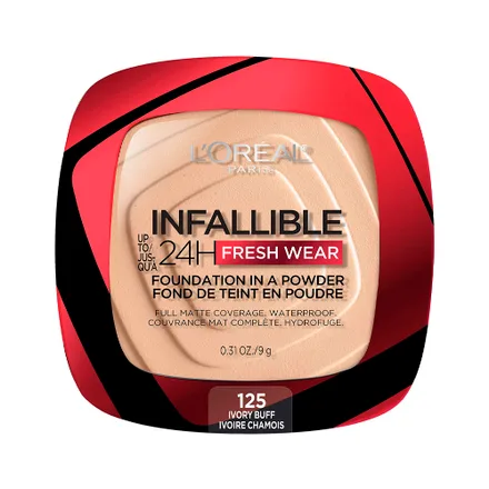 Polvo Oreal Paris Infallible Fresh Wear 24 Hr 125 Ivory