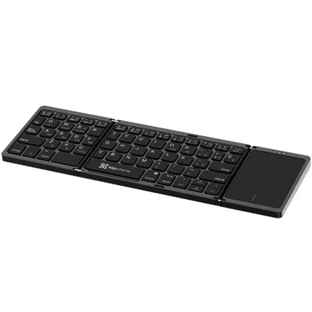 Teclado Klip Kck 650S Bk Flexplit Con Touchpad Spa