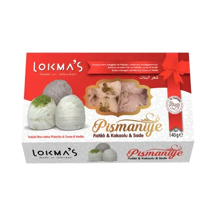Lokmas Floss Halva Con Pistacho Cacao Vainilla 140g
