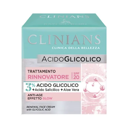 Crema Clinians Acido Glicolico Spf 20 50ml