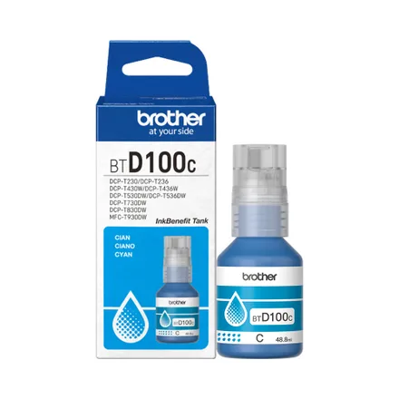 Tinta Para Impresora Brother Btd100 C Cyan