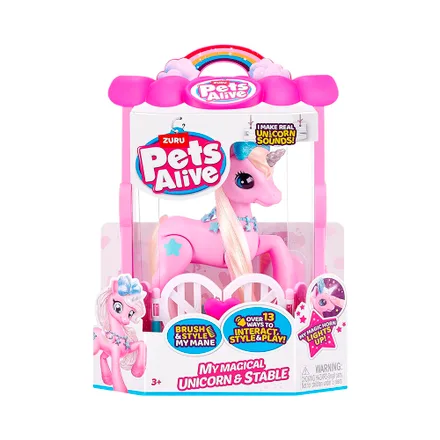 Juego Zuru Pets Alive My Magical Unicorn Stable 9545
