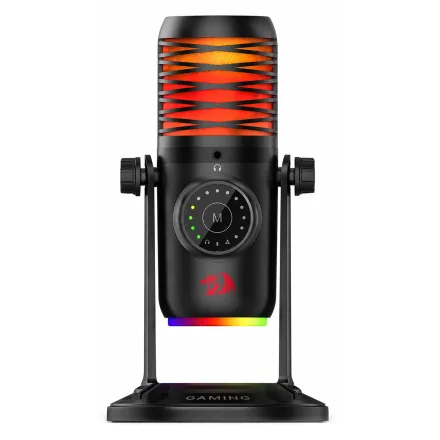 Microfone Condensador Redragon GM306 Stellaris 20KHZ - Preto (Caixa Danificada)