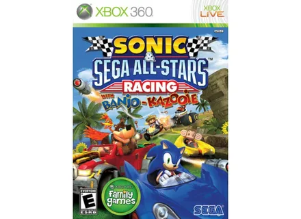 Jogo Xbox 360 Sonic All Star Racing