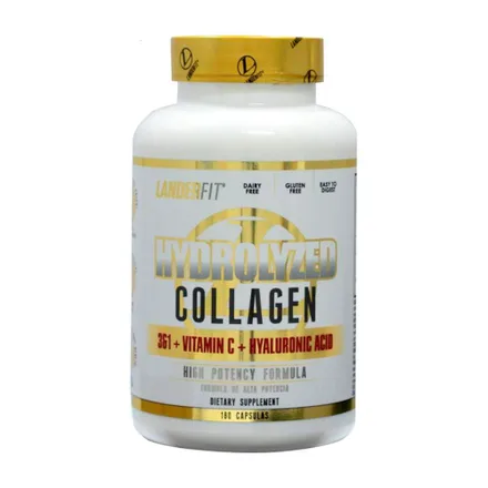 Colageno Hydrolized Collagen Landerfit 180 Capsulas