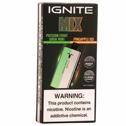 IGNITE VAPER DESECHABLE MIX 40000PUFFS PINEAPPLE ICE/PASSION FRUIT KIW