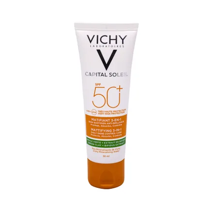 Protector Solar Vichy Matificante 3 En 1 Spf 50 Plus 50ml