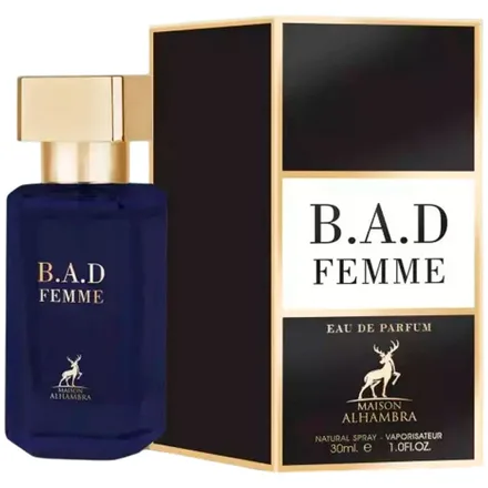 Perfume Maison Alhambra Bad Femme Eau Parfum Feminino 30ml