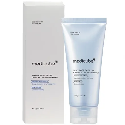 Limpador Facial Medicube Zero Pore Sa Clear Capsule Cleansing Foam 120g
