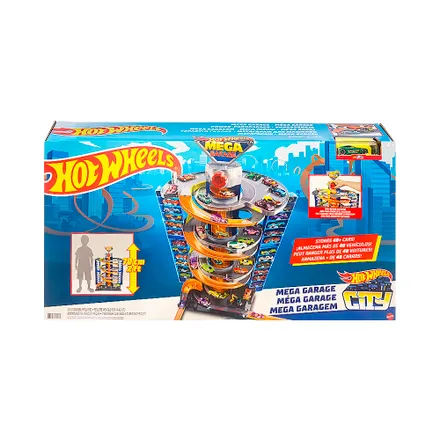 Pista Juego Mattel Hot Wheels City Mega Garage Gtt 95