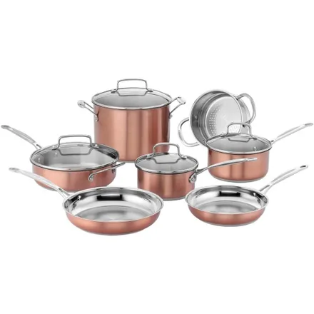 Jogo Panelas Cuisinart Css 11BU Classicas Chef Inducao Inox 11