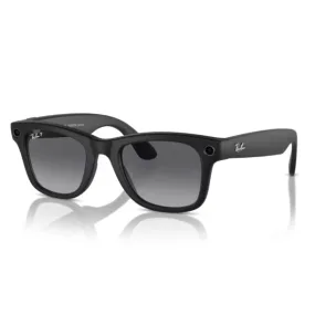 Óculos Ray-Ban Meta Wayfarer Grafite RW4006 Medium