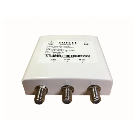Iptv Mini Node Agc Wdm 3RF Sc Apc Catv 47 Aw