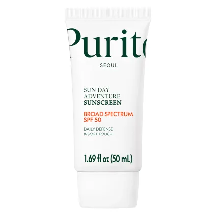 Protetor Solar Facial Purito Seoul Sun Day Adventure Sunscreen Broad Spectrum Spf 50 50ml