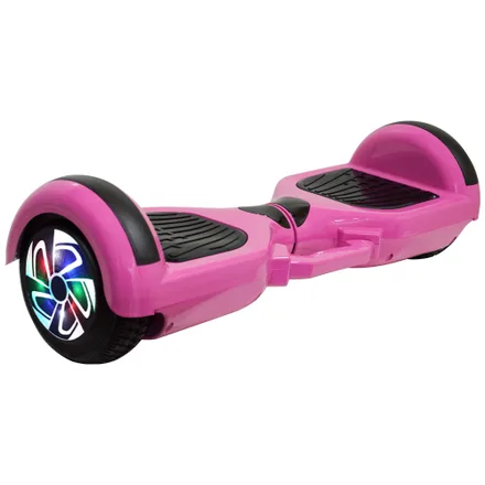 Scooter Eléctrico Interbras 6.5" Luz/Bluetooth - Rosa