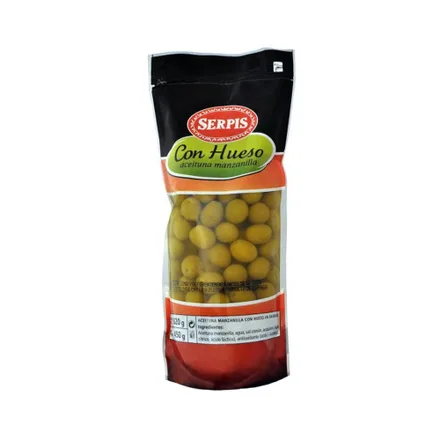 Aceituna Serpis Con Hueso 820g