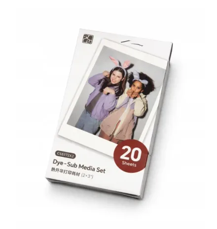 HANIN PAPEL P/CAMARA HPRT INSTANT DYE-SUB MEDIA SET CS5372X2