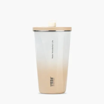 Copo Termico Canudo Tyeso Vacuum Insulated Cores Diversas 600ml