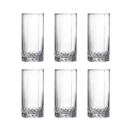Set Vasos Pasabahce Valse 6 Piezas 440ml
