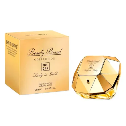 Perfume Beauty Brand Collection 042 Lady Million In Gold Eau Parfum Feminino 25ml