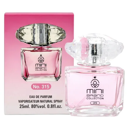 Perfume Mini Brand Collection 315 Versace Bright Eau Parfum Feminino 25ml