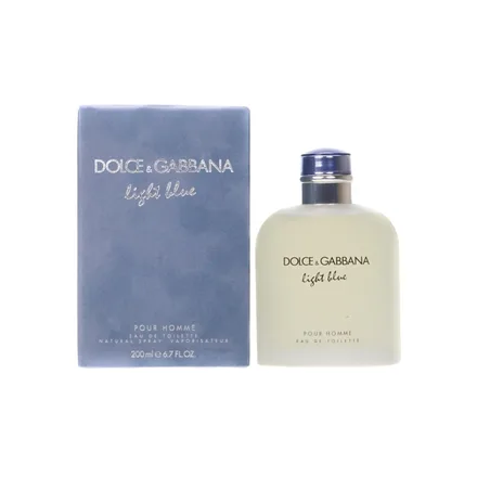 Dolce Gabbana Light Blue Masculino Eau Toilette 200ml