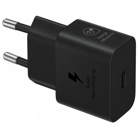 Cargador de Pared Samsung Power Adapter EP-T2510NBEGWW s/cable USB-C/25W - Negro