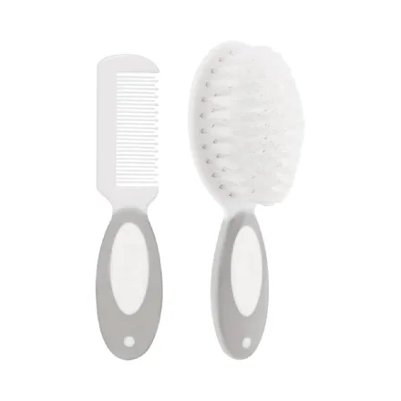 Cepillo Y Peine Gris Buba 12641