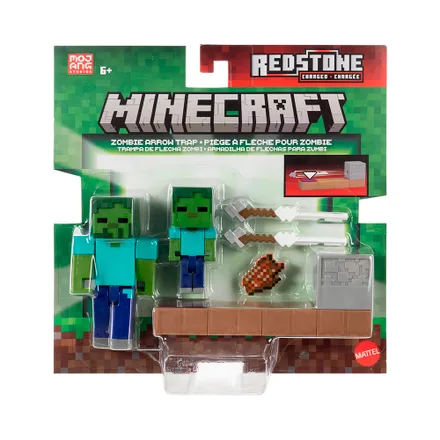 Set Juego Mattel Minecraft Redstone Charged Jkk 00