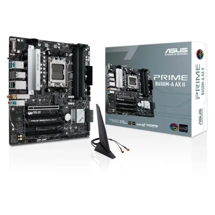 Placa Mae Prime Ax Ii Socket AM5 Chipset B650 Ddr 5 Atx