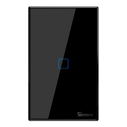 SONOFF INTERRUPTOR SMART DE PARED T3US1C IM190314039 BIVOLT NEGRO