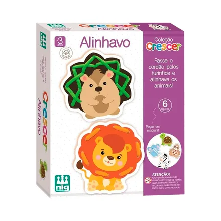 Juego Educativo Nig Brinquedos Crecer Hilvan 0457 6 Piezas