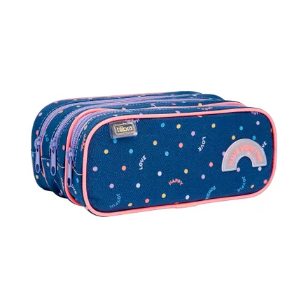 Cartuchera Tilibra Academie Dots Surtido 1 Pieza